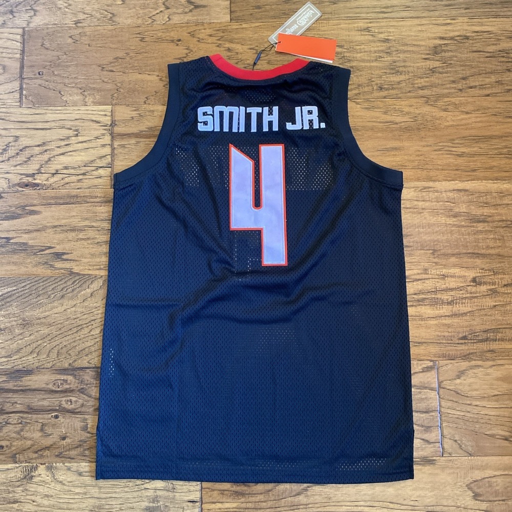 Headgear Dennis Smith Jr. Trinity Christian Academy Jersey #4 NWT Size Medium - Picture 6 of 7